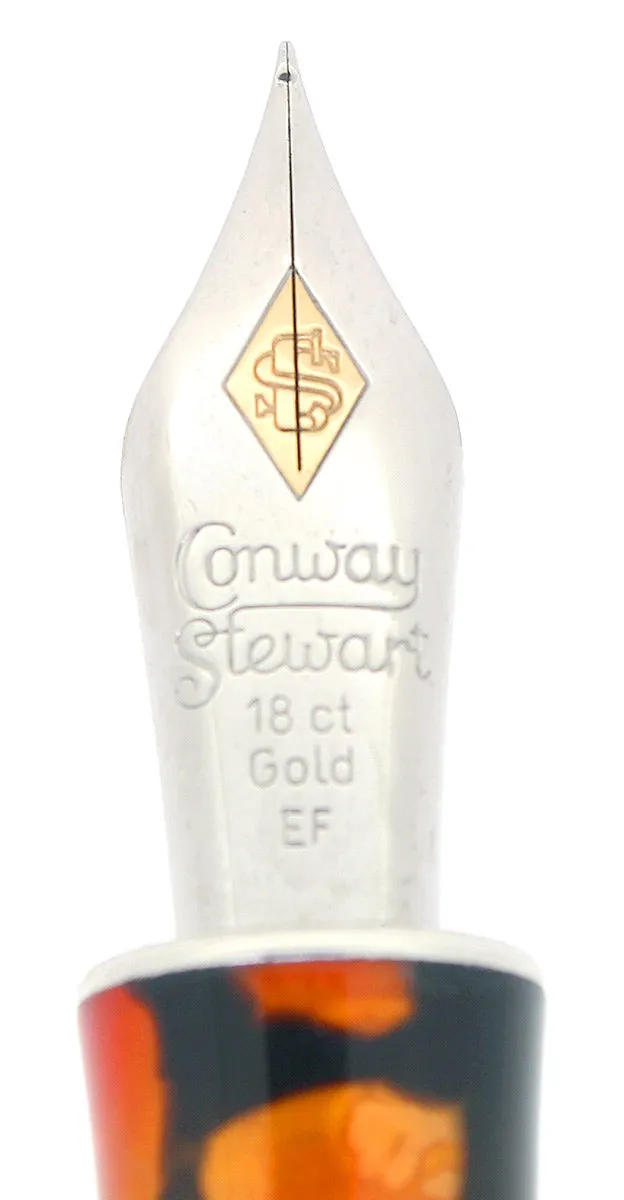 2005 CONWAY STEWART STERLING DURO LIMITED EDITION 29 OF 543 FOUNTAIN PEN MINT