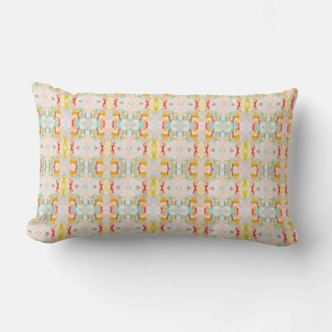 Cora Abstract Modern Art Lumbar Pillow
