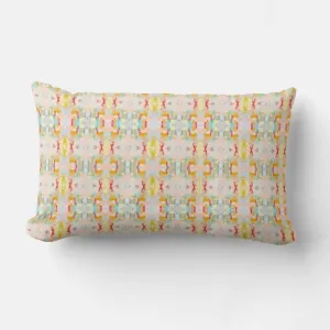 Cora Abstract Modern Art Lumbar Pillow