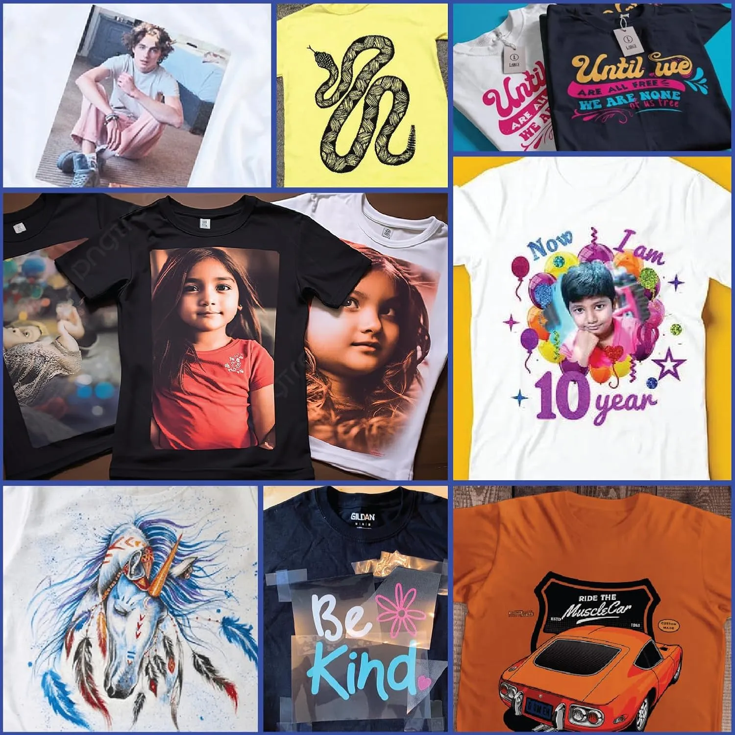 Custom Youth T-Shirts for Boys and Girls | Personalized Image and Text for Kids | Digital Printing