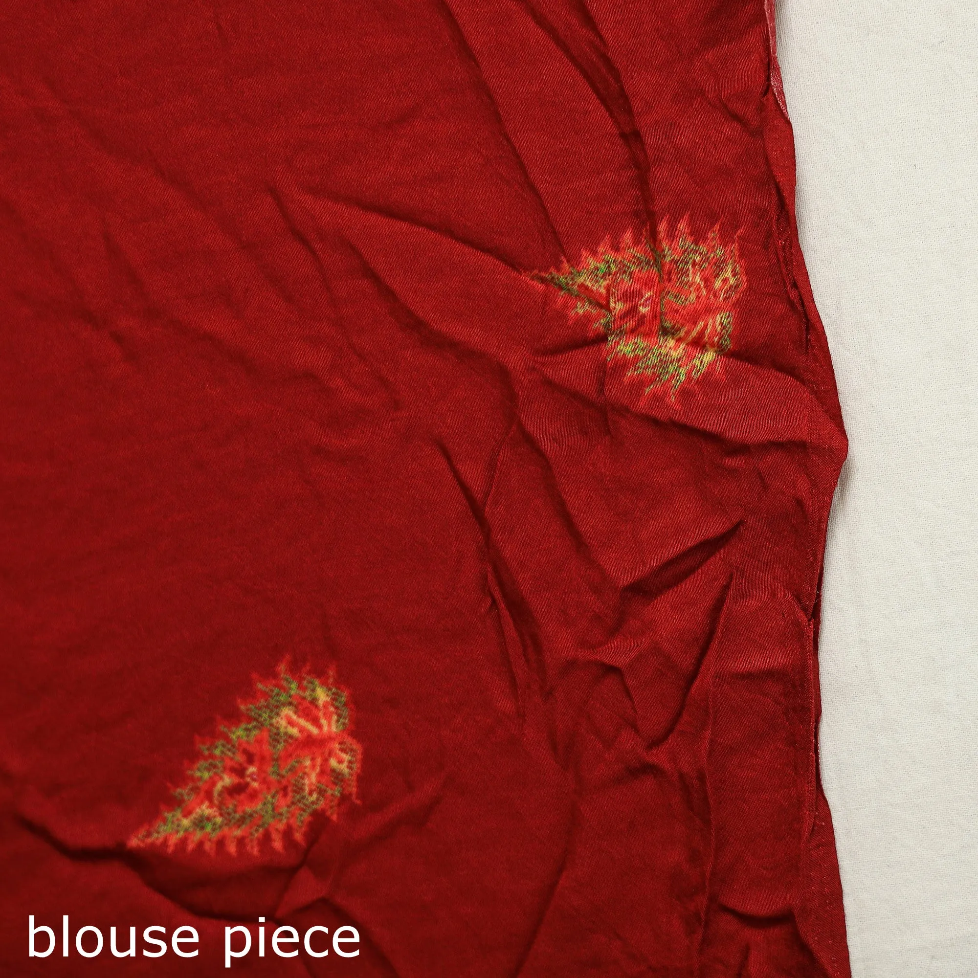 Green - Kutch Bandhani Tie-Dye Modal Silk Pichwai Printing Saree