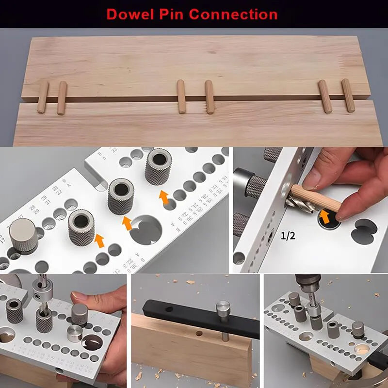 Levoite™ Precision Doweling Jig and Multi-Row Drill Guide