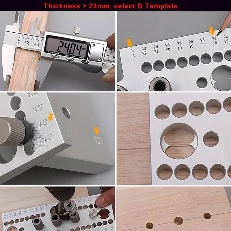 Levoite™ Precision Doweling Jig and Multi-Row Drill Guide