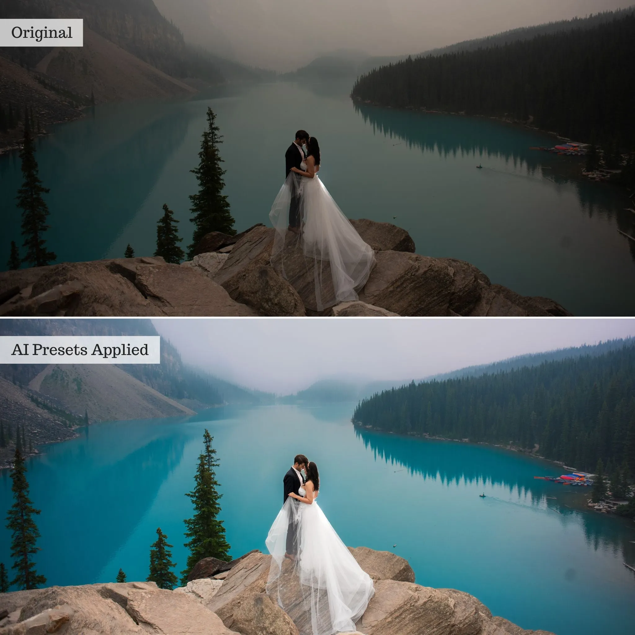 Luxe Wedding Pro Artificial Intelligence (AI) Retouch Toolkit Lightroom Presets – Desktop