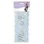 Mom To Be Lace Sash (Blue)