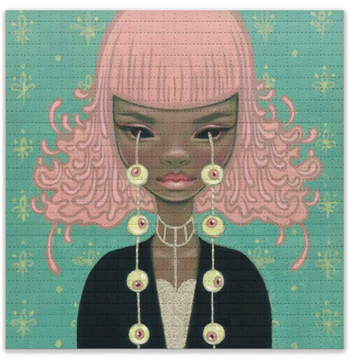 Omniscient Blotter Paper Archival Print by Tara McPherson
