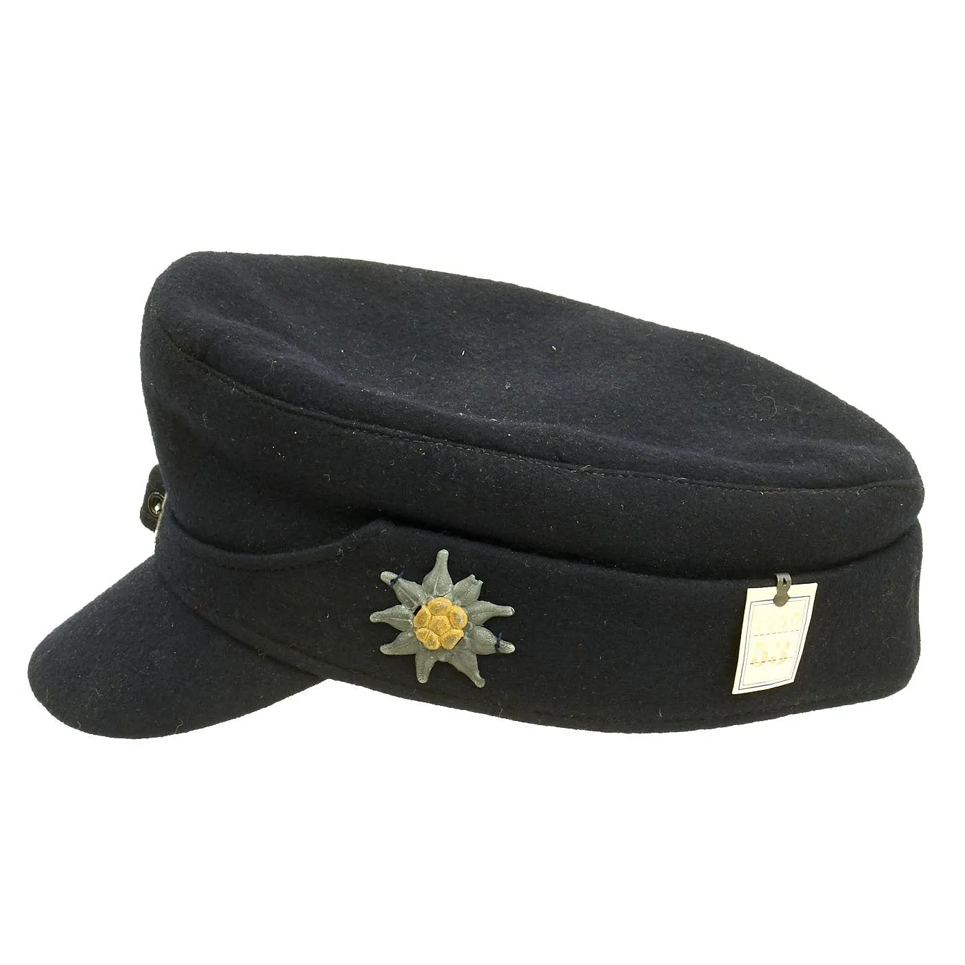 Original German Pre-WWII Unissued HJ Bergmütze Mountain Cap with Edelweiß Badge - dated 1930