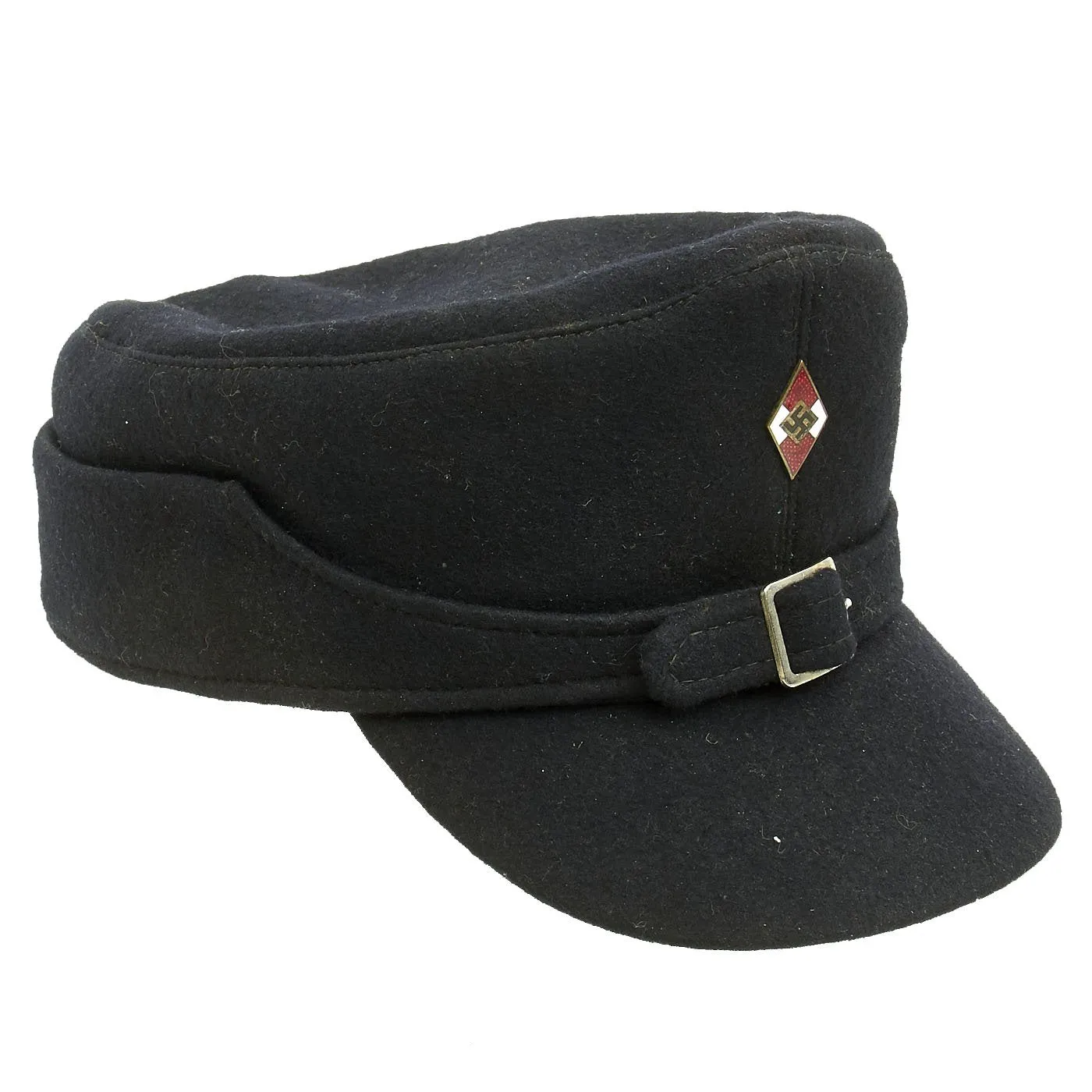 Original German Pre-WWII Unissued HJ Bergmütze Mountain Cap with Edelweiß Badge - dated 1930