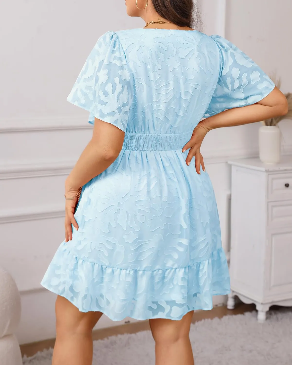 Pinup Fashion Women Plus Size Dresses Summer -Graduation Wedding Guest Casual Semi Formal Short Dress 2025