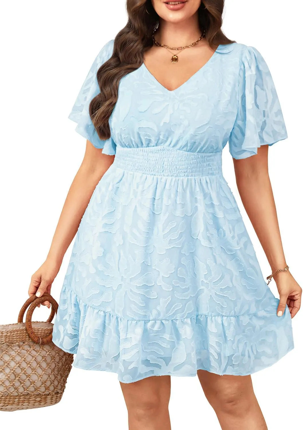 Pinup Fashion Women Plus Size Dresses Summer -Graduation Wedding Guest Casual Semi Formal Short Dress 2025