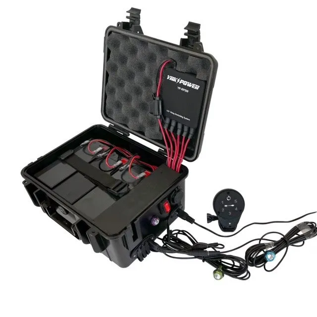 Portable Power Station with 5 Circuit Wireless Digital Switching System (batteries not included)