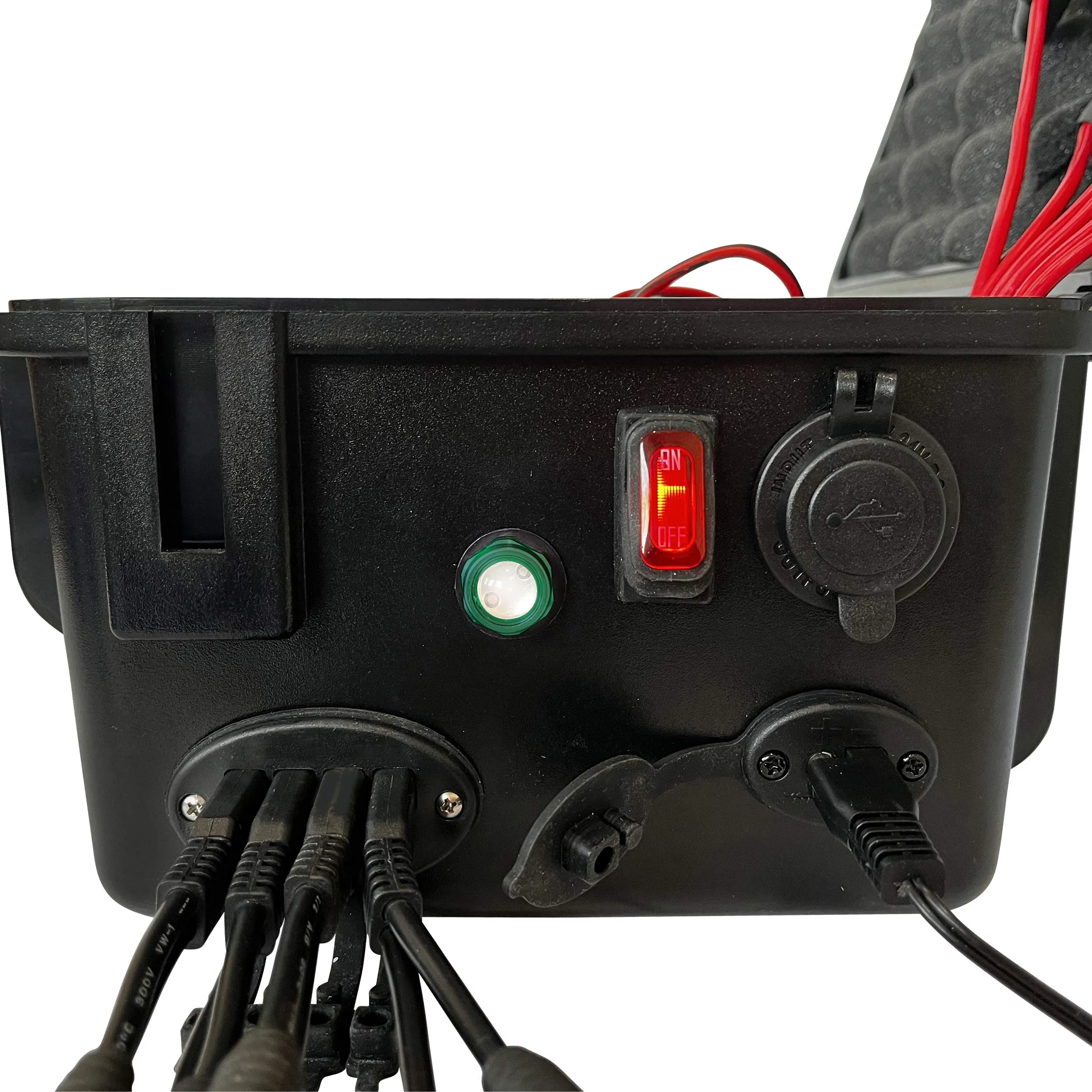 Portable Power Station with 5 Circuit Wireless Digital Switching System (batteries not included)