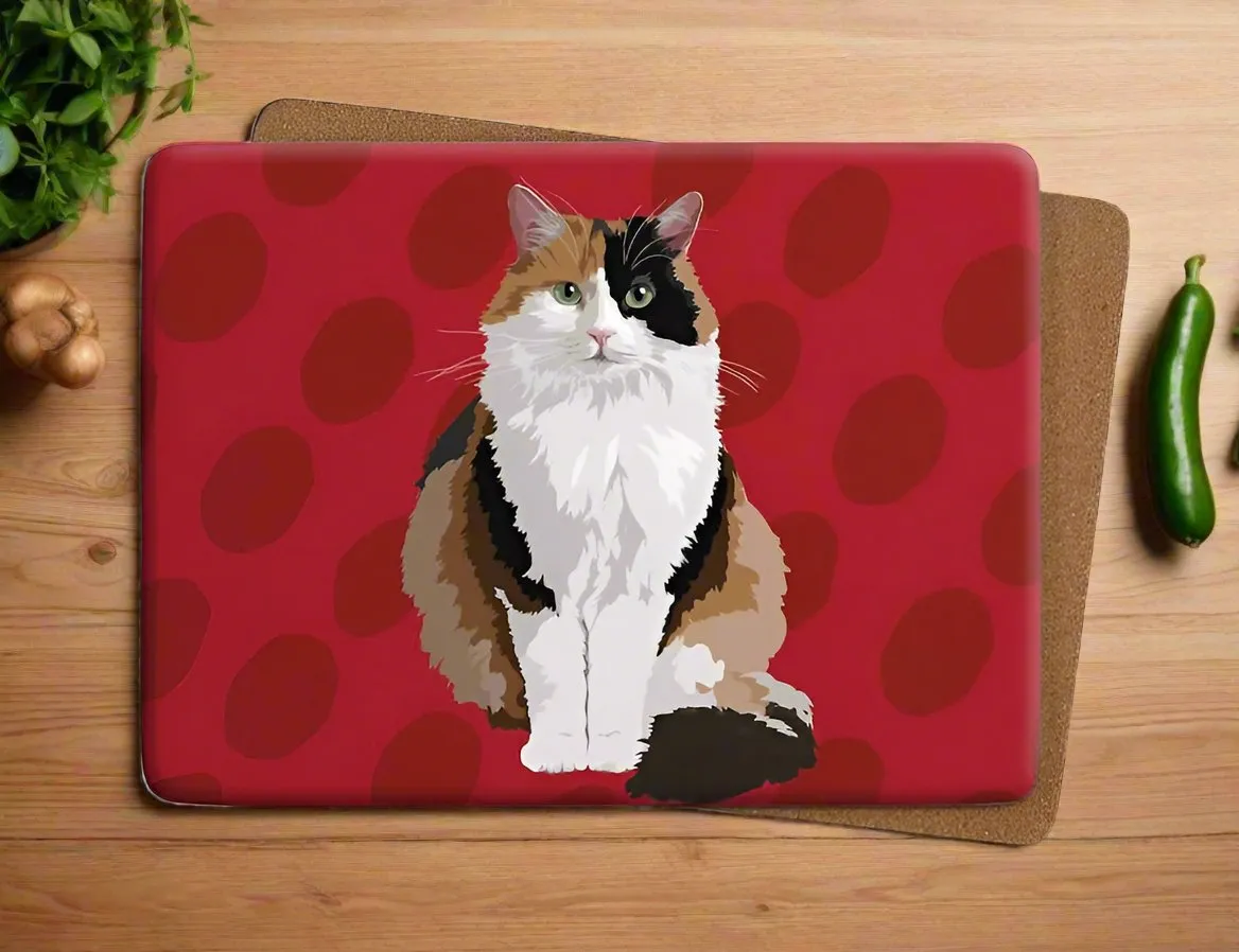Set of 4 Leslie Gerry Domestic Cats Placemats