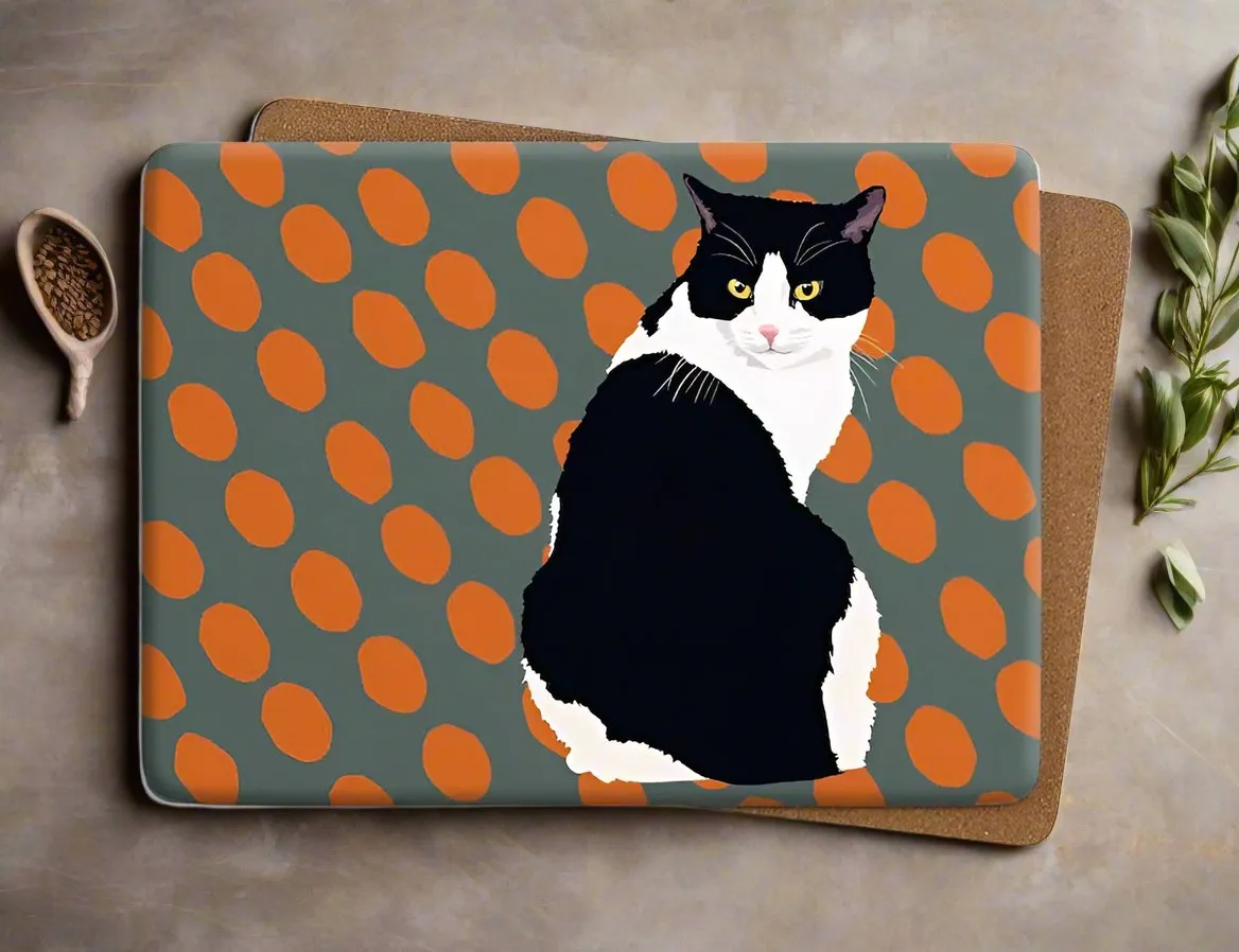 Set of 4 Leslie Gerry Domestic Cats Placemats