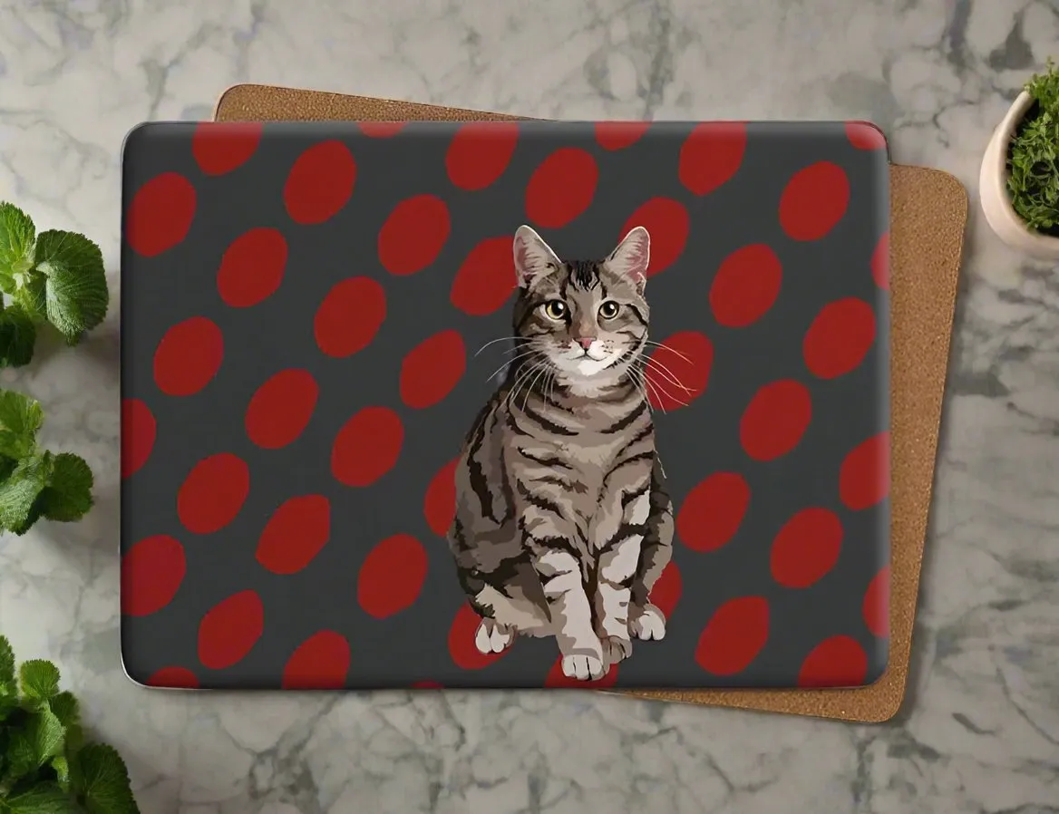 Set of 4 Leslie Gerry Domestic Cats Placemats