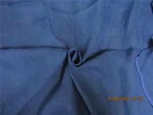 Sheer Gauze Linen--Dark blue Thin Transparent Linen Fabric 58&quot;
