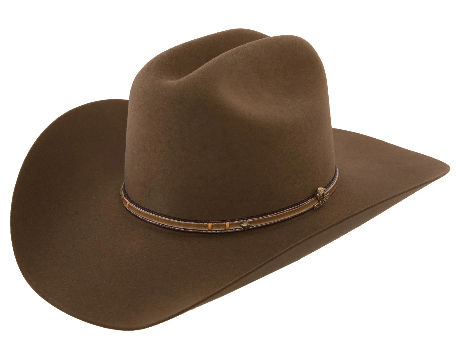 Stetson Powder River Buffalo Fur Felt Western Hat