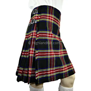 Stewart Black Premium Kilt