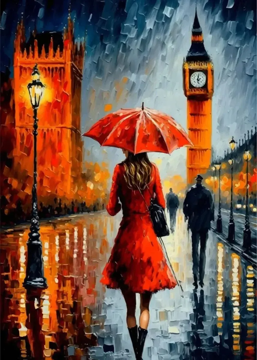 Vibrant Landscapes Abstract Paintings Artwork Prints City Travel Wall Art