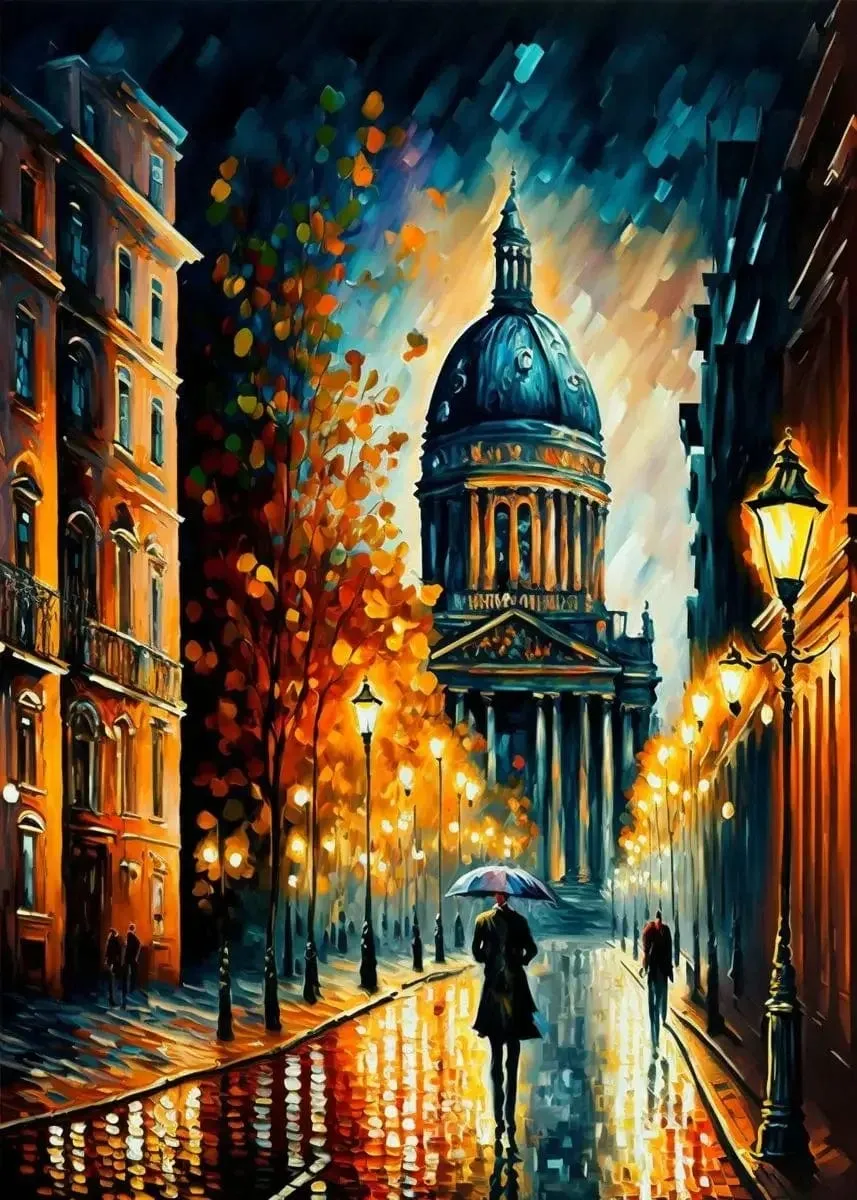 Vibrant Landscapes Abstract Paintings Artwork Prints City Travel Wall Art