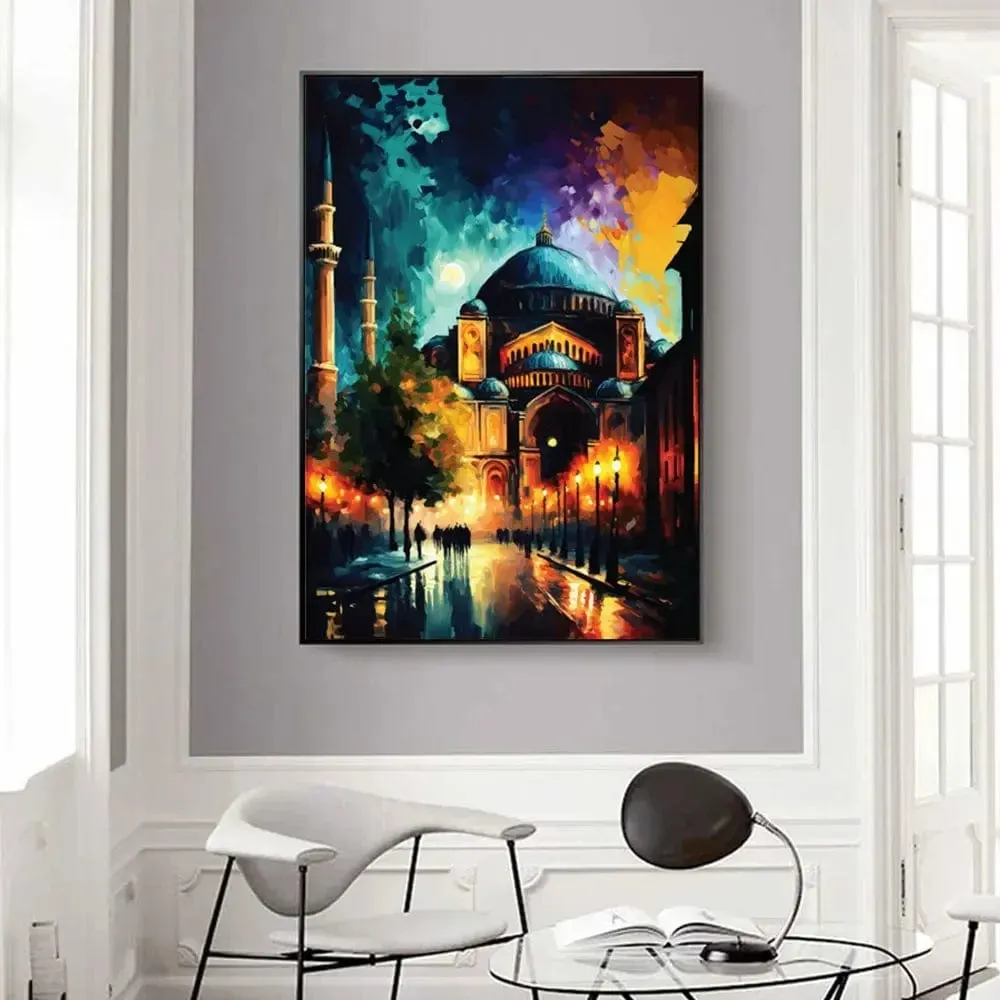 Vibrant Landscapes Abstract Paintings Artwork Prints City Travel Wall Art