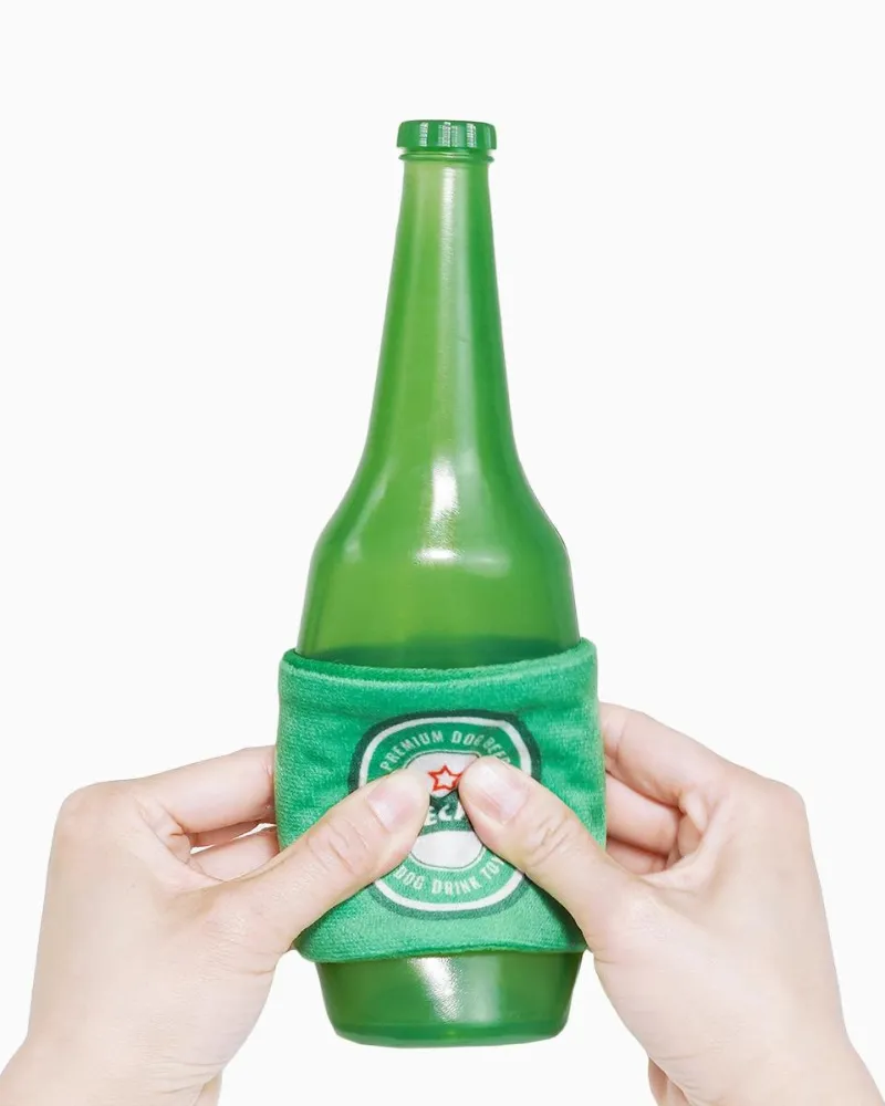 Whiskey Bottle Rubber Dog Toy