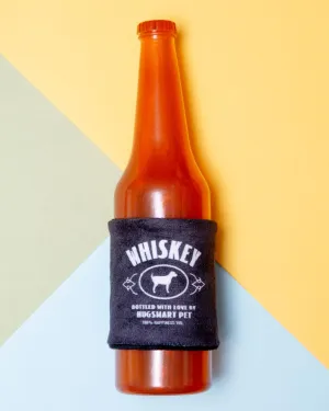 Whiskey Bottle Rubber Dog Toy