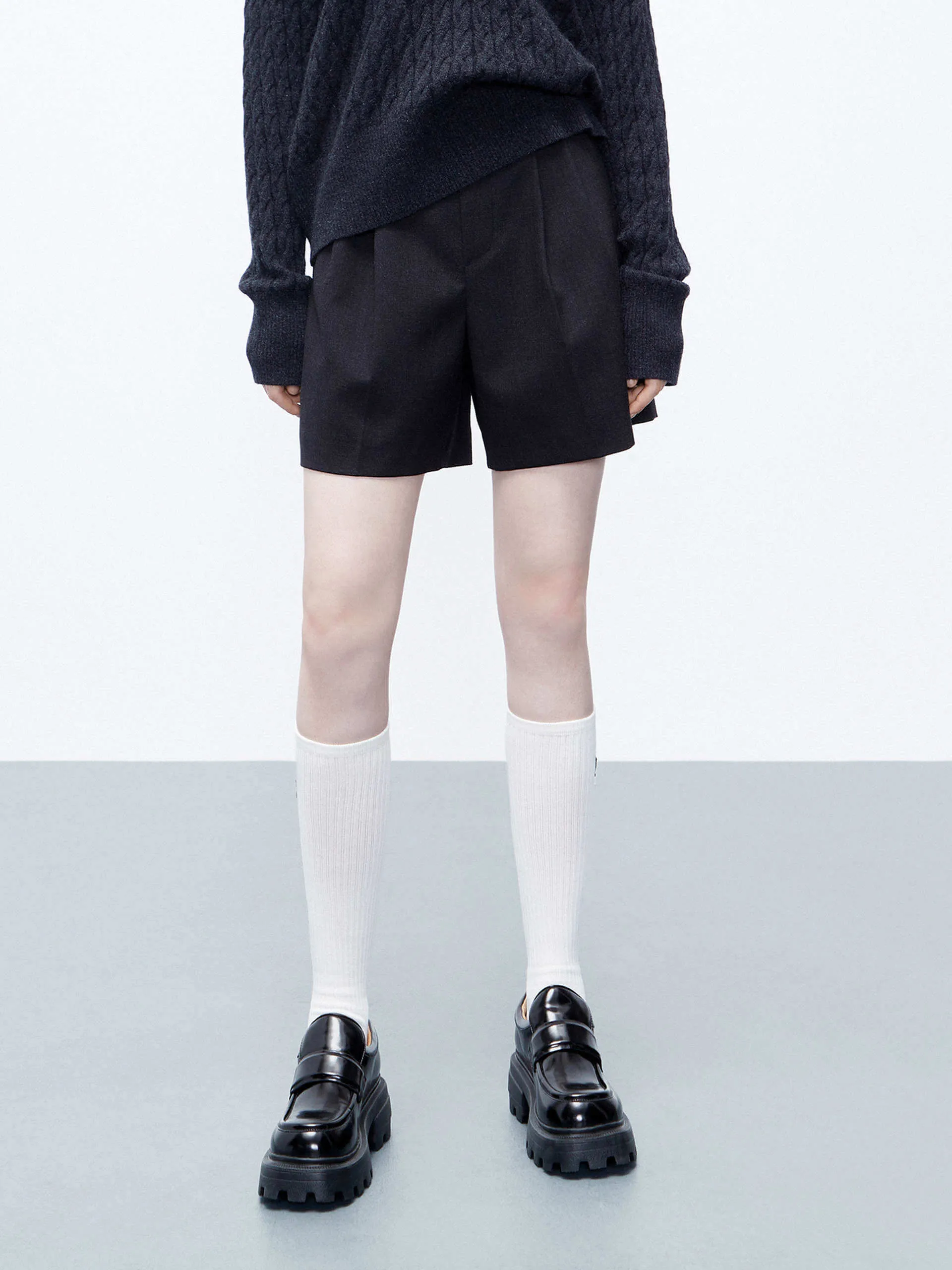 Wool Tailored Shorts