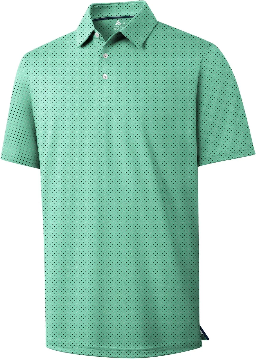 ZITY Mens Golf Shirts Short Sleeve Print Patterns Performance Moisture Wicking Polo Shirt